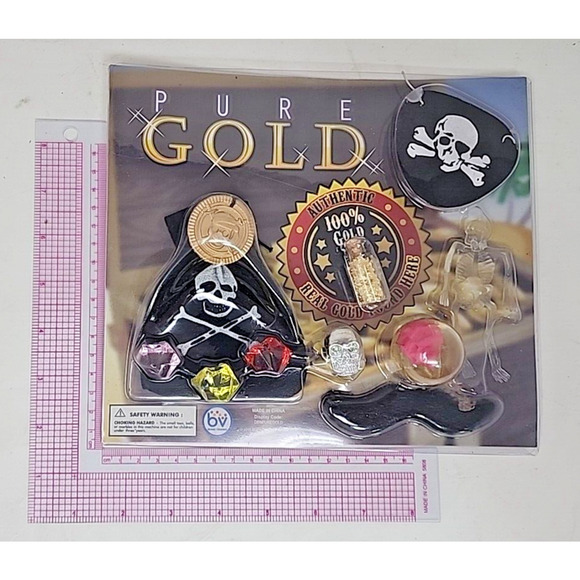 Vintage Vending Display Board Gold Treasure Pretend 0369 - Picture 1 of 2